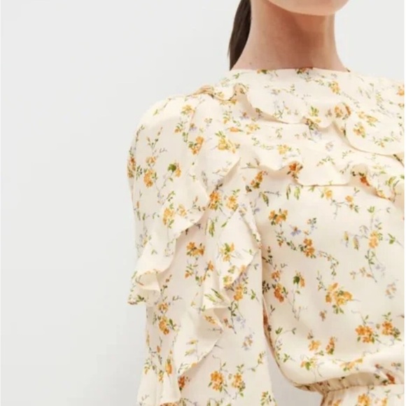 NWT Reformation Malachi Floral Mini Dress in Julius sz 10 - Picture 6 of 6